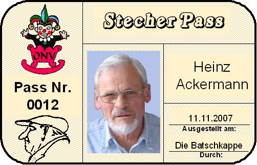 Pass Ackermann Heinz