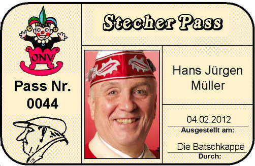 Pass Müller Hans-Jürgen