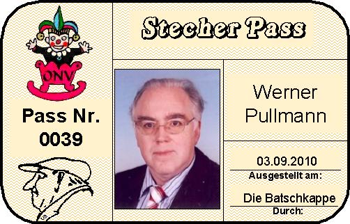 Pass Pullmann Werner