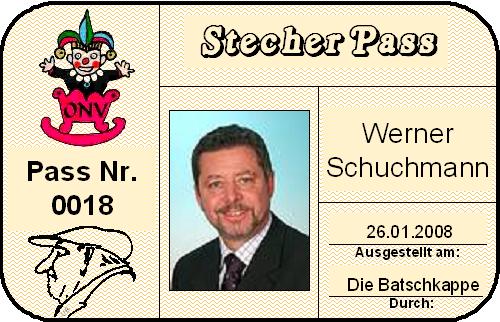 Pass Schuchmann Werner